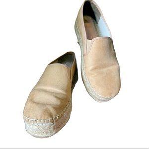 Platform Nude Slip Ons